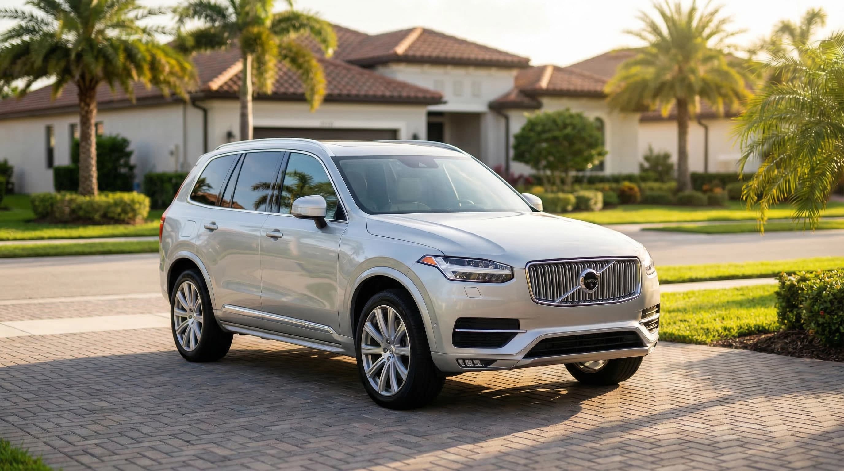 Family car in Florida driveway