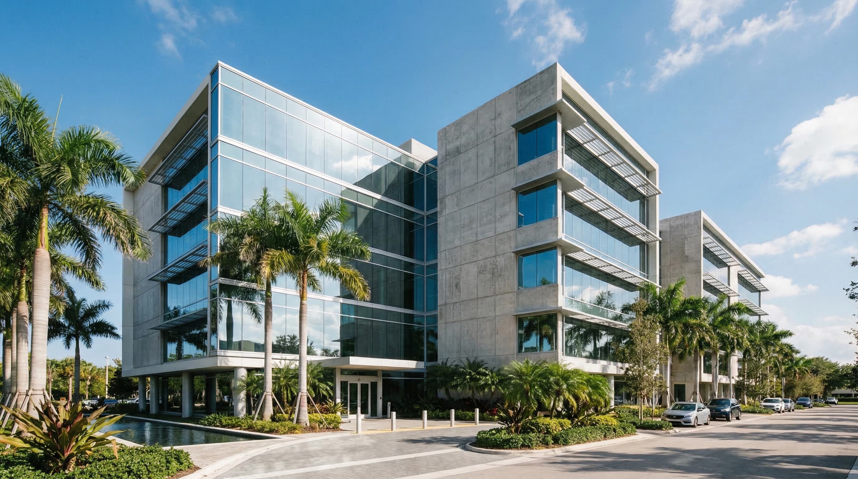Modern commercial building in Florida